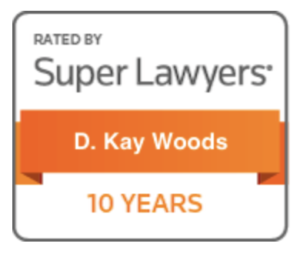 SuperLawyers 10 Year Badge - D Kay Woods